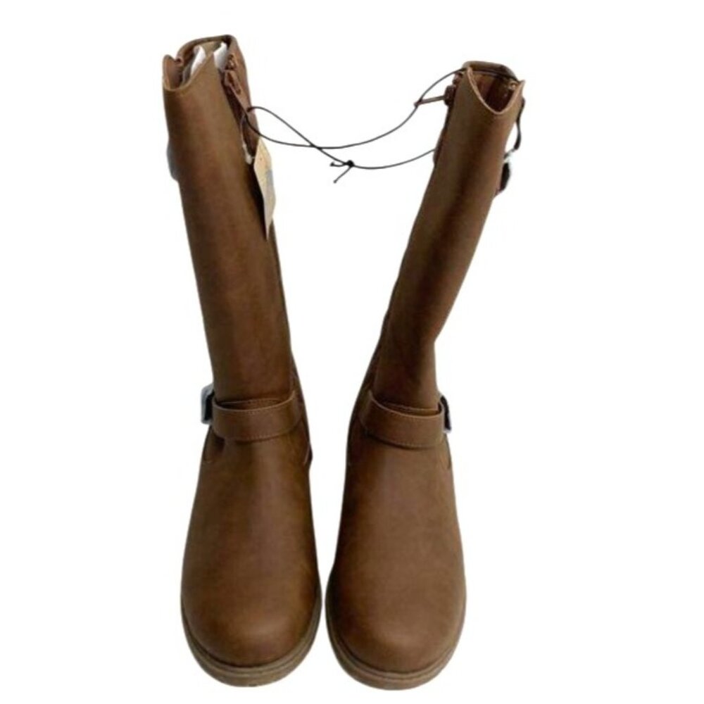Thereabouts Cognac Quilted Boots Size 5 New With Tags